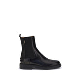 Black Calf Leather Bos Taurus Chelsea Boots